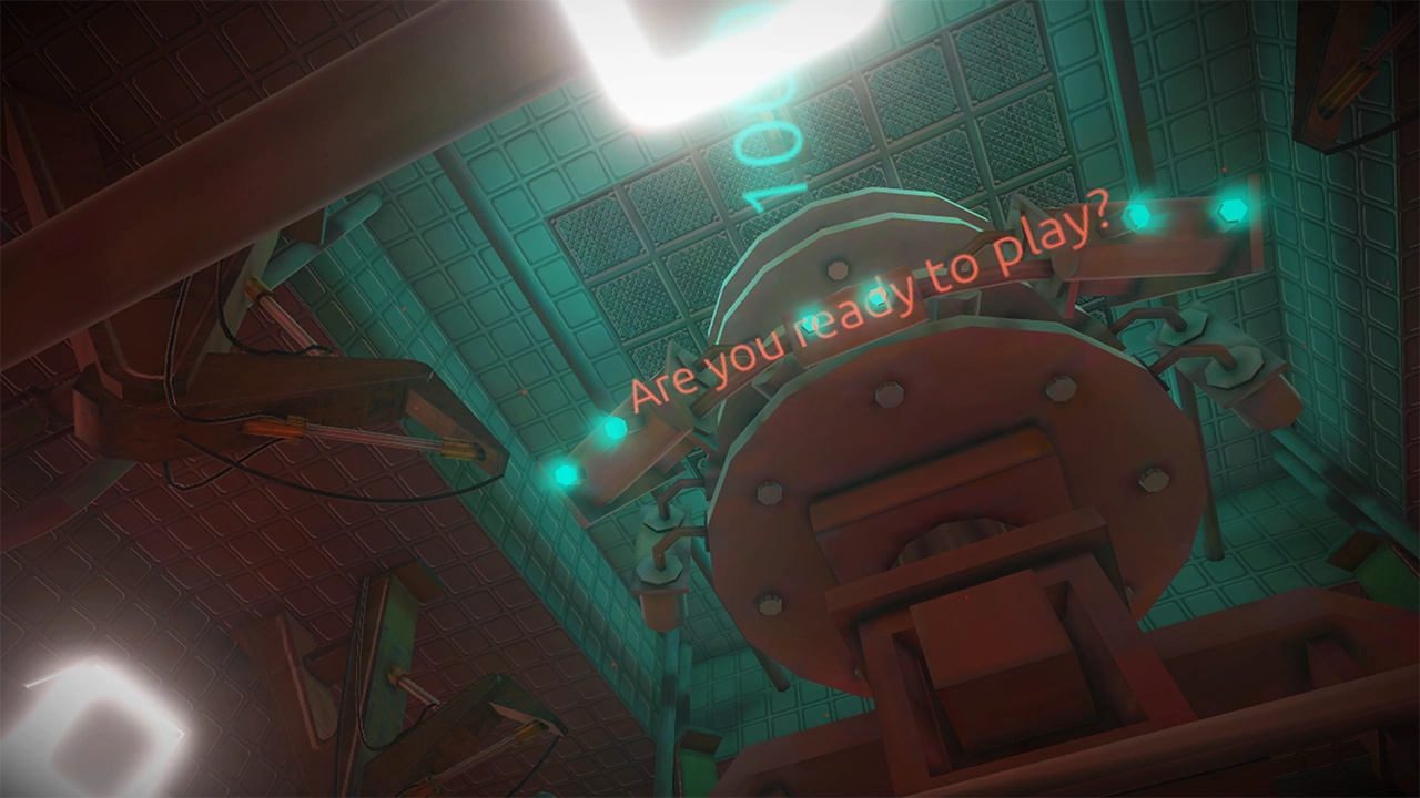 in-game screenshot of qb virtual reality video game
